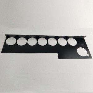 203 * 109 * 0,25 mm czarny arkusz izolacyjny PC, odpornyna temperaturę i łatwy w zginaniu arkusza izolacyjnego