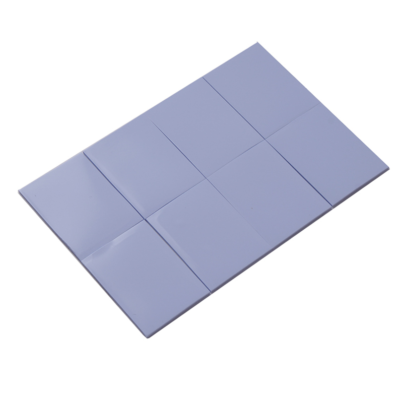 Dostawa Blue Thermal przewodzący arkusz silikonowy, absorbujący shubsorbujący arkusz silikonowy, elektroniczny i elektryczny radiator